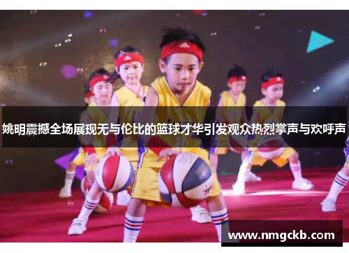 姚明震撼全场展现无与伦比的篮球才华引发观众热烈掌声与欢呼声